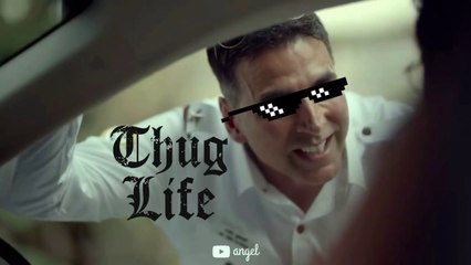 AKSHAY KUMARTHUG LIFE IN POLICE UNIFORM #angel  #ANGEL #thuglife #shorts #akshaykumar #short