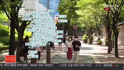 [날씨] 서쪽 30도 안팎…내일 흐리고 더위 주춤
