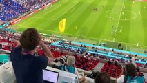 Fransa-Almanya maçında paraşütlü protesto