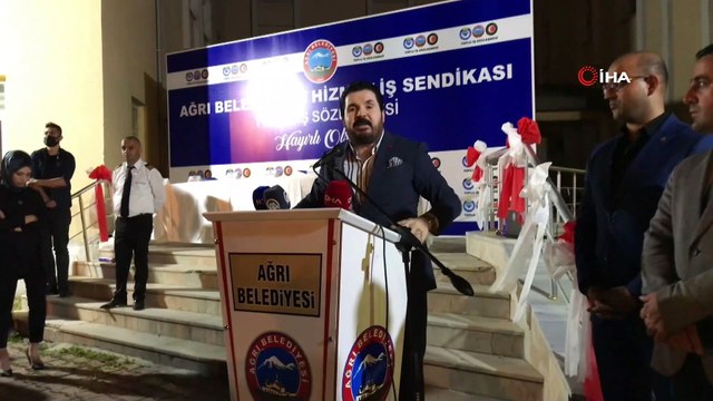 Ağrı belediyesi işçilerin maaşına zam yapıldı