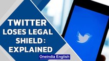 Twitter loses legal protection | How was an FIR filed against Twitter?|  Oneindia News