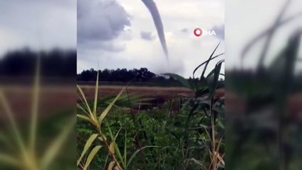 Antalya'da korkutan hortum!