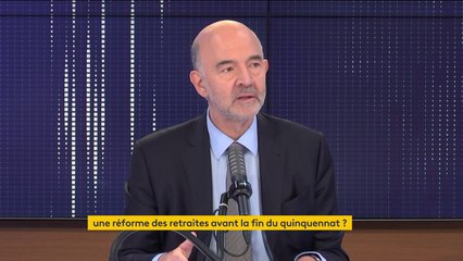 "On ne peut pas faire une réforme des retraites qui soit brutale", estime Pierre Moscovici