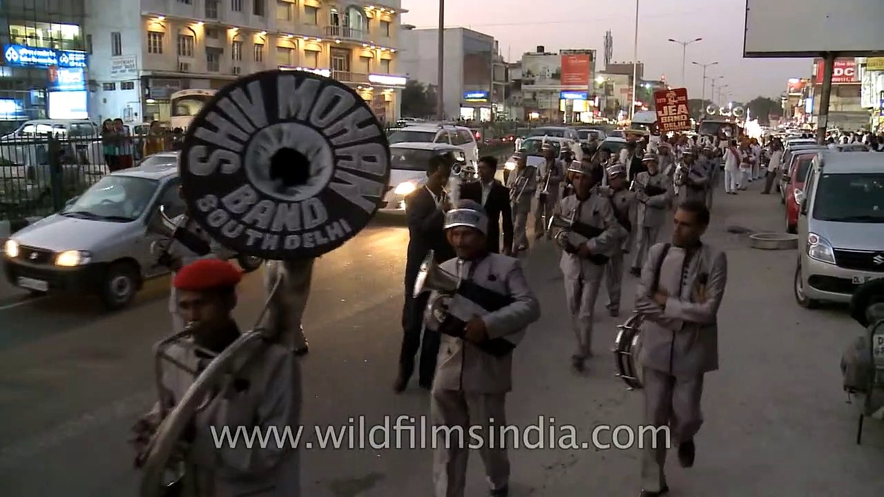 JEA Band on the streets of Delhi on Ganesh Chaturthi