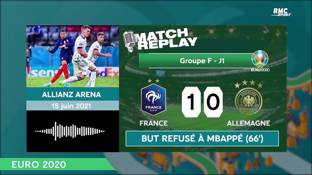 Euro 2020 : Le goal replay de France - Allemagne avec les commentaires RMC
