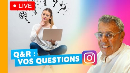 ▶Je réponds à vos questions posées sur Instagram