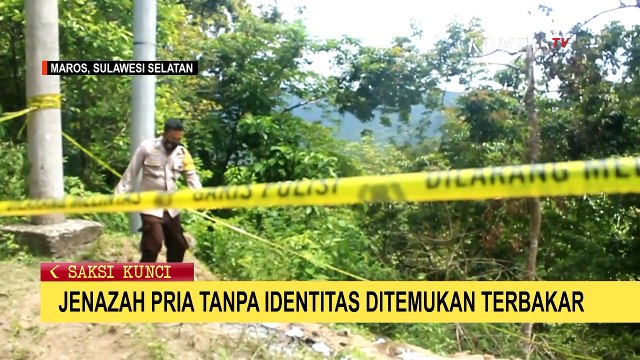 Geger! Warga Sulsel Temukan Jenazah Pria Hangus Tanpa Identitas