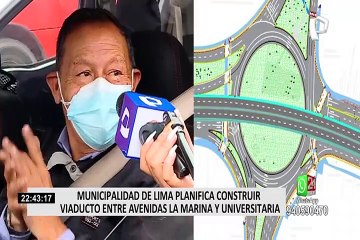 Municipalidad de Lima planifica construir viaducto entre la Marina y Universitaria