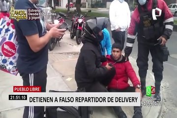 Pueblo Libre: detienen a delincuente que fingía ser repartidor de delivery