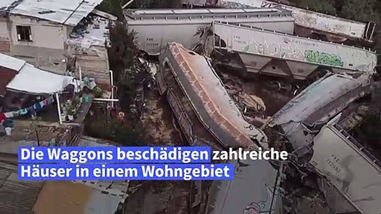Zug in mexiko entgleist - ein todesopfer