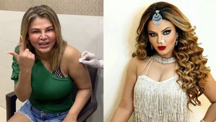 Rakhi Sawant को finally लगी Covid वैक्सीन की पहली Dose, जमकर की नौटंकी | FilmiBeat