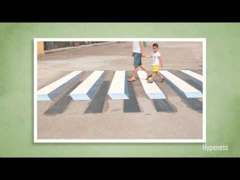 O Encanto das Cidades - Faixas de pedestres 3D