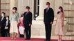 Los Reyes reciben al presidente de Corea en Madrid