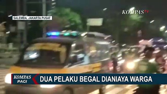 2 Begal Ditangkap di Salemba Jakpus, Sempat Kejar-kejaran dan Dianiaya Warga