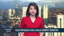 Tim Gabungan TNI - Polri Bersama Warga Inisiatif Lakukan Penyemprotan Disinfektan di Tempat Ibadah