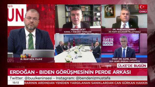Ülke'de Bugün - Mehmet Acet | Mustafa Canbey | Kamil Aydın | 16 Haziran 2021