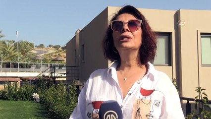 MUĞLA -Emektar oyuncu Serap Aksoy, 35 yıllık sanat yaşamını anlattı