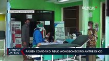 Pasien Covid-19 di RSUD Wongsonegoro Antre di IGD