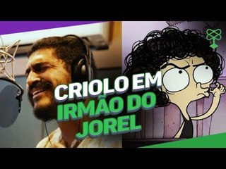 Criolo em o irmão do Jorel #CatracaLivreEntretenimento