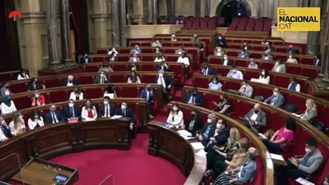 Laura Borràs crida a l'ordre a Garriga