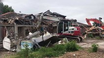 Demolition begins at Baffito's at Preston docks - Wednesday, June 16