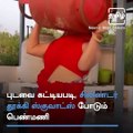 Video Of Woman Performing Squats By Lifting A Cylinder Goes Viral