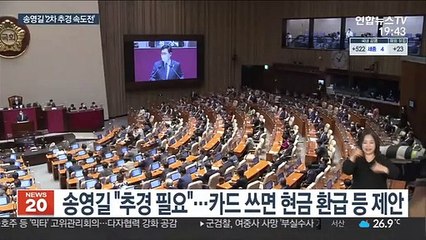 송영길 '3종 패키지' 추경 추진…청년특임장관 제안도