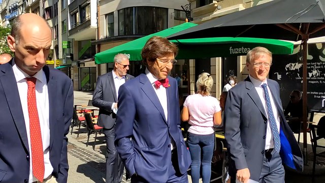 Elio Di Rupo en déplacement au Grand Duché du Luxembourg