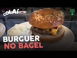 Você já comeu um sanduíche no típico bagel de NY?  #Colaí #CatracaLivre