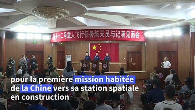 Chine: les astronautes prêts à décoller vers leur station spatiale