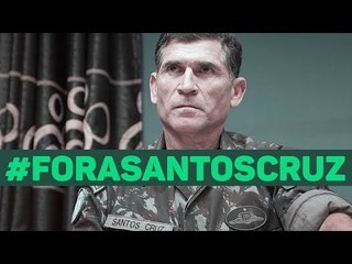 Olavetes x Militares: Santos Cruz vira alvo de Bolsonaro