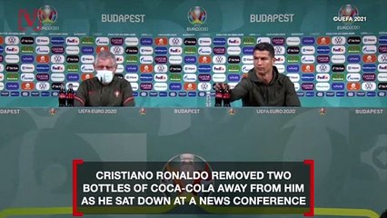 Coca-Cola Loses $4 Billion After Cristiano Ronaldo Appears To Encourage People To Drink Water Instead