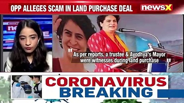Priyanka Gandhi Slams BJP Over Ram Mandir Scam Demands Probe NewsX