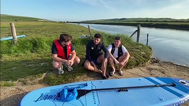 Paddleboarding feature with Jacob Panons from the Eastbourne Herald