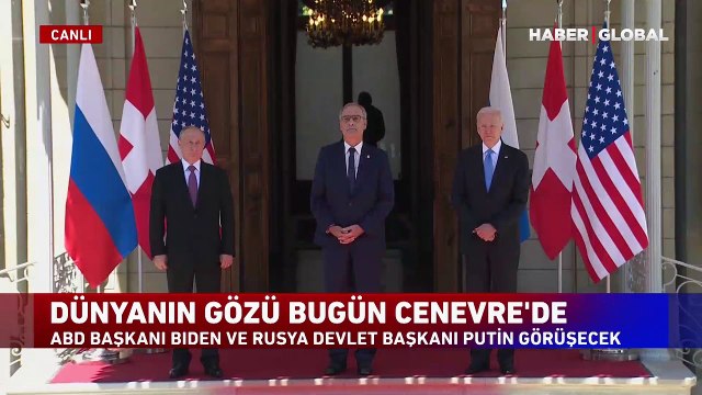 Tarihi görüşme! ABD Başkanı Biden ve Rusya lideri Putin ilk kez bir araya geldi