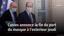 Castex annonce la fin du port du masque à l’exterieur jeudi