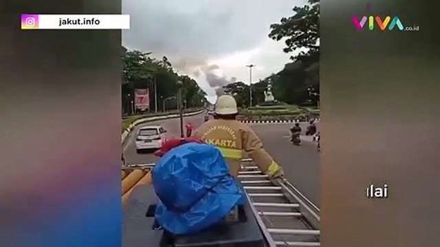 Kebakaran Hanguskan Sejumlah Rumah di Pademangan