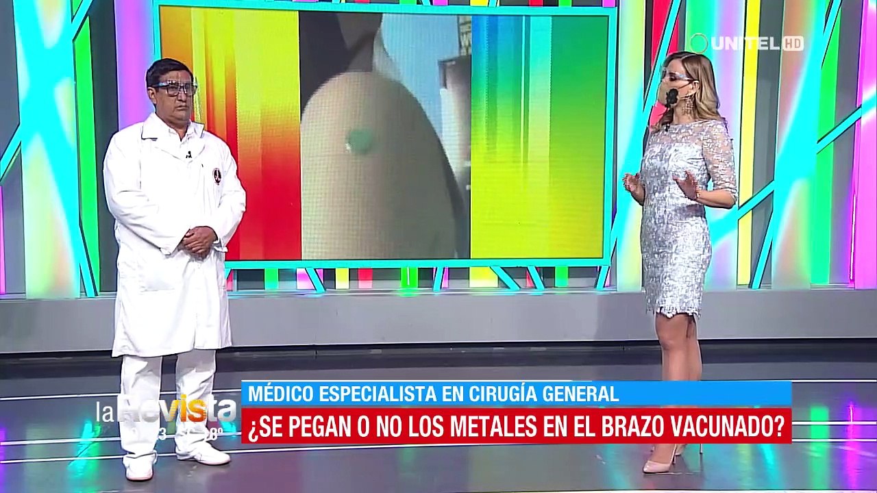 ¿Se pega el metal, me colocan un chip? mitos que son desmentidos por un médico sobre la vacuna contra el Covid-19