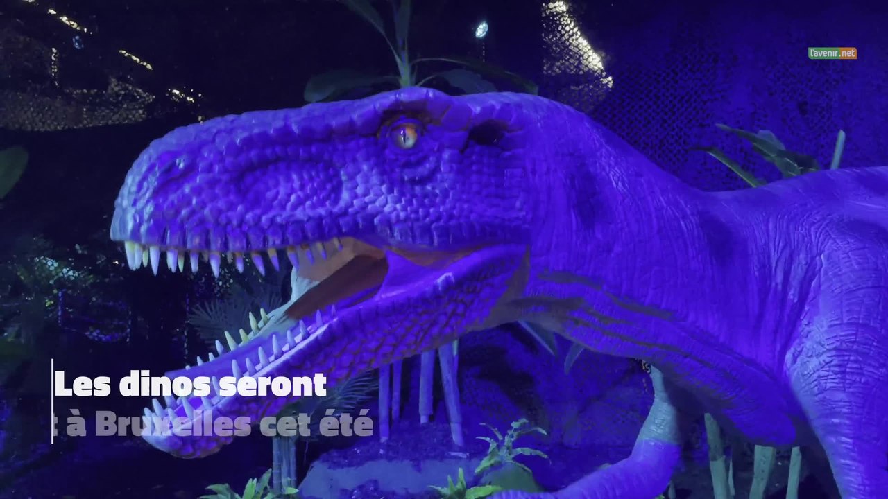 Plus vrais que nature, les dinos seront partout à Bruxelles cet été