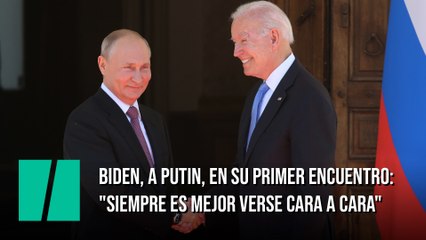 El esperado apretón de manos entre Joe Biden y Vladimir Putin