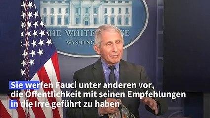 US-Republikaner fordern Entlassung von Corona-Experten Fauci
