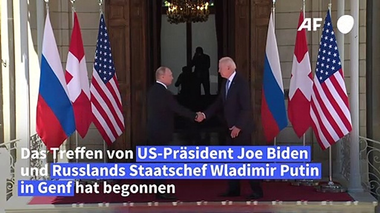 Biden und Putin zu Gipfeltreffen zusammengekommen