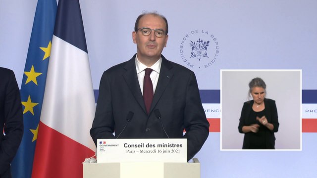Déclaration du Premier ministre Jean Castex suite à l'amélioration de la situation sanitaire