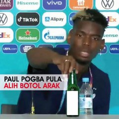 Paul Pogba pula alih botol arak