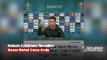 Heboh Cristiano Ronaldo Geser Botol Coca-Cola