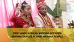 First Hindu African wedding between Kenyan couple at Hare Krishna temple