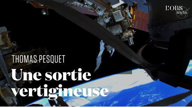 Les images de la sortie dans l'espace de Thomas Pesquet