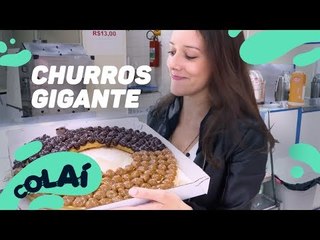 Churros de 3 metros é sensação em doceria de São Paulo #Colaí