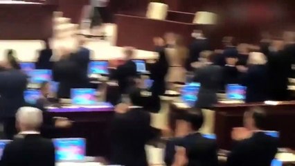 Başkan Erdoğan Azerbaycan Meclisi'nde böyle karşılandı