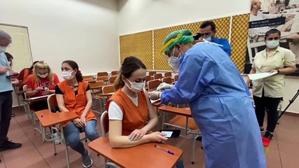 EDİRNE - Fabrikalarda toplu aşılama dönemi başladı